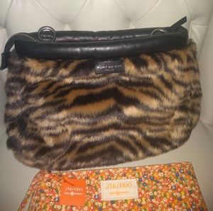 KURT GEIGER Tiger Clutch Tote Bag FREE Tory Burch